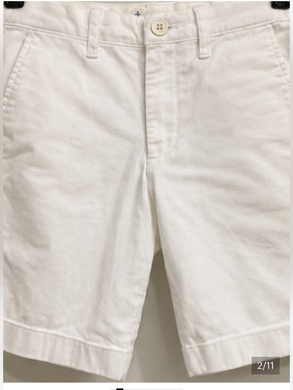 Crewcuts Kids White Cotton Shorts